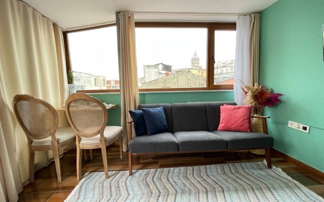 Апартаменты 1 Bedroom Apartment at Galata Istanbul with Shared Rooftop