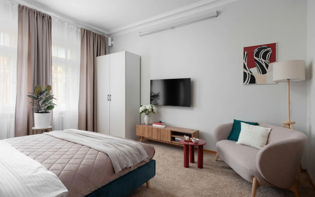 Квартира GM Apartments Стильные с видом на Красную площадь