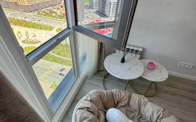 Buravtseva s Shikarnym vidom Flat