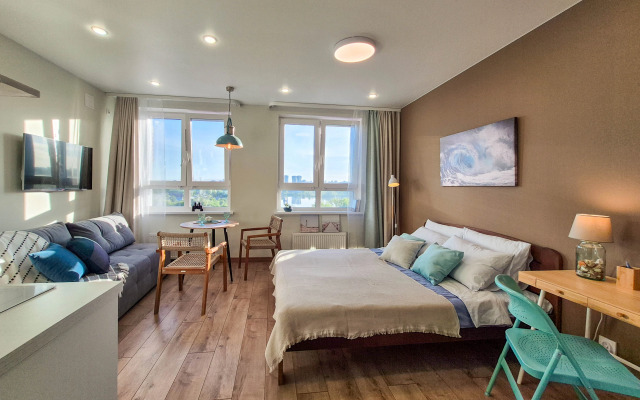 Studiya s panoramnym vidom na ozero Set Yokhoum Flat