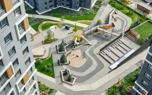 Апартаменты Уютные Aпартaмeнты RentРlаzа на 19 этажe