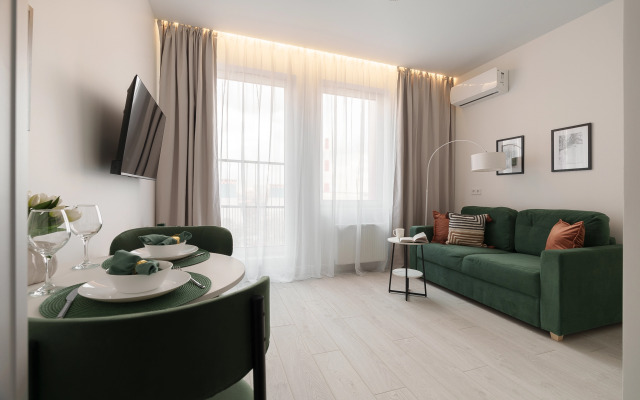 Апартаменты Дизайнерская студия в 3х станциях метро от Красной площади