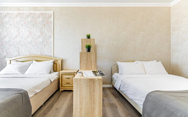 Апартаменты 2 Кровати Диван 6 гостей Центр Краснодара 22 Этаж Smart TV и Вид из Окна