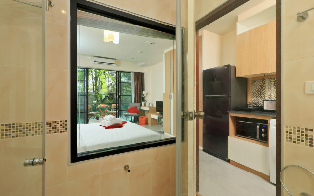 Апартаменты 1-комнатные с видом на сад у пляжа Найтон NTC-A109