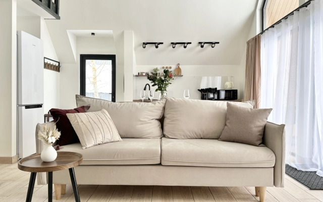 Частный Дом Барнхаус №5 с дровяной баней и горячим Чаном на 6 человек