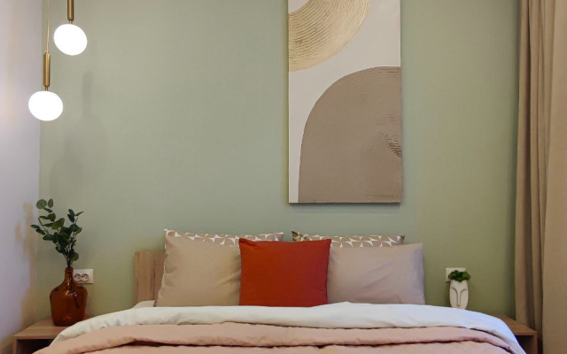 Квартира Стильная с Панорамным Балконом