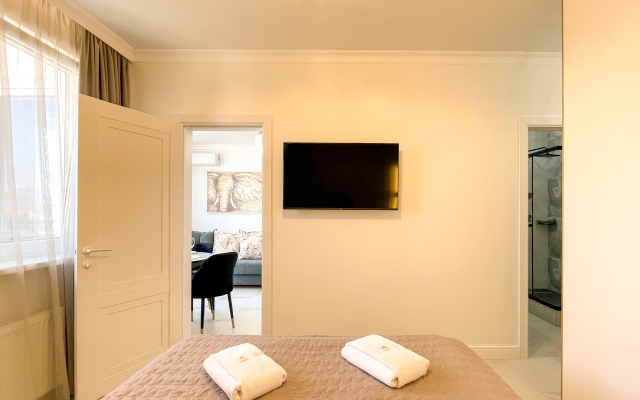 Apartamenty Морент s dizaynerskim remontom v ZHK «Frukty» Apartments