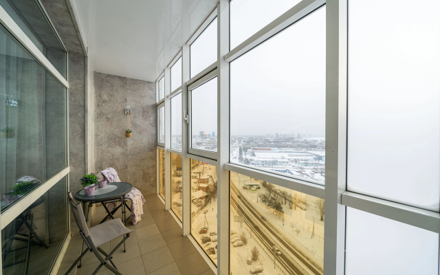 Квартира-студия с шикарным видом на Амур