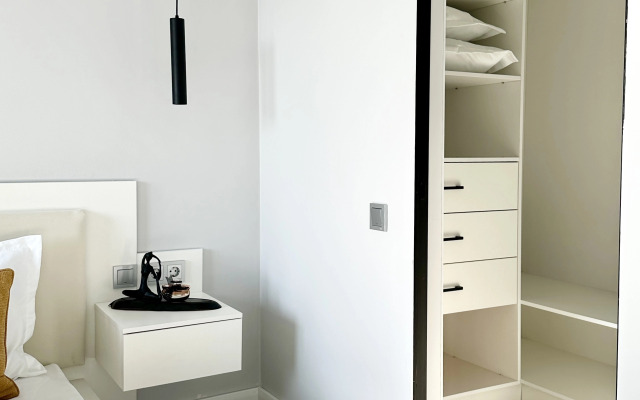 Апартаменты 149 Комфорт сити с двуспальной кроватью, диваном и красивым видом