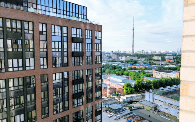 Апартаменты Lalapart Black Emerald с сауной в ЖК Савеловский Сити