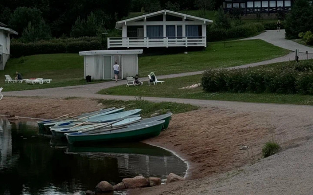 Частный дом Вилла Лаванда с камином у озера