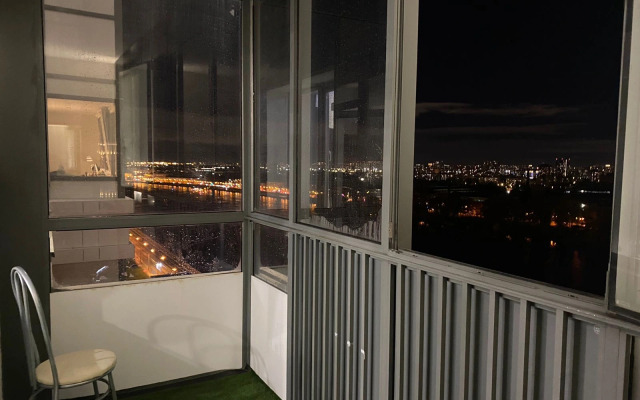 Квартира Уютная видовая 1-комнатная с видом на реку Нева