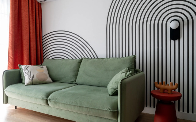 Апартаменты Дизайнерские Real с одной спальней