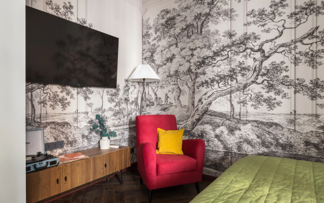 Квартира New Horizon Art Vinil 54 новое пространство с уникальным интерьером и технологиями умного дома