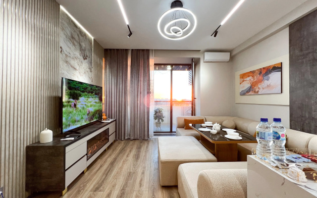 Апартаменты Премиальная двухкомнатная квартира с панорамным видом на Ташкент