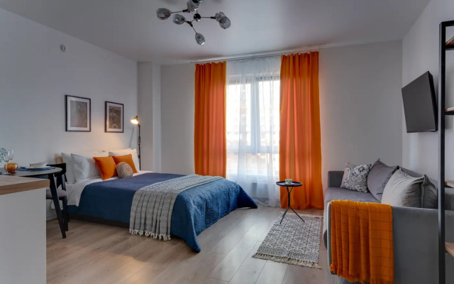 Апартаменты GOSTIO студия в ЖК Дмитровский Парк метро Яхромская