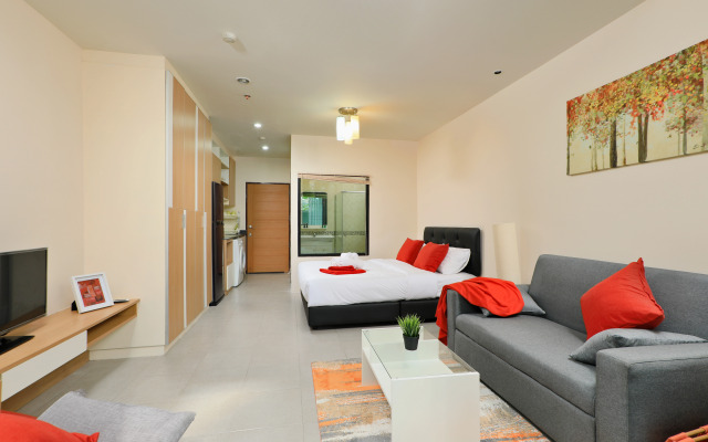 Апартаменты 1-комнатные с видом на сад у пляжа Найтон NTC-A109