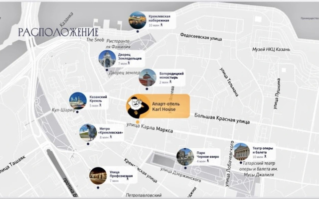 Апартаменты у Кремля Karl-House 3