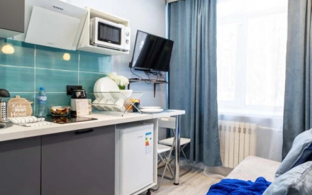 Апартаменты Студия с Кухней с Дизайнерским Ремонтом