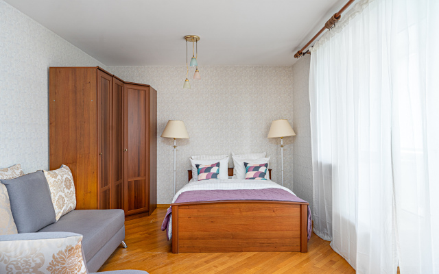 Апартаменты двухкомнатные сети VIZIT рядом с метро Проспект Победы