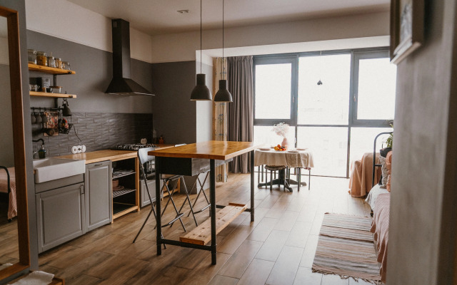 Dizajnerskie S Panoramnyimi Oknami Apartments