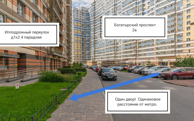 Квартира Студия у м. Пионерская