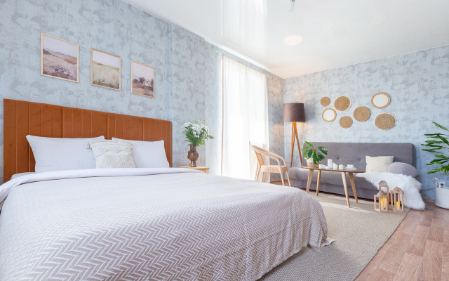 Sleepnsk Svetlaya Dvukhkomnatnaya Ryadom S Akvaparkom Apartments