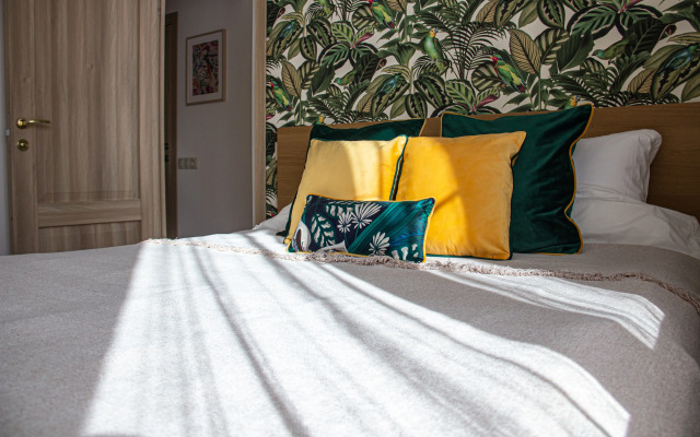 Квартира Уютная двухкомнатная квартира Манго дом с кондиционером и посудомойкой