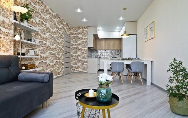 Stilnaya Dvukhkomnatnaya S Panoramnym Vidom Na Kazan Flat