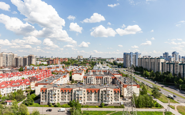 Квартира Сканди однокомнатные Piter Apartments с кондиционером