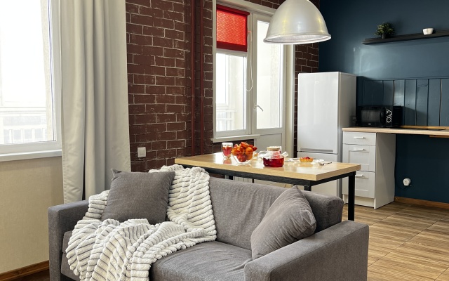Loft apartament s vidom na reku vozle Akvaparka Flat
