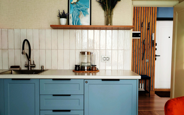 Квартира с красивой террасой на крыше дома в Белгороде