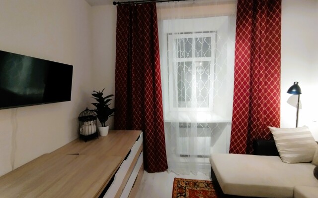 Studiya Garry Potter s divanom na rizhskoy Apartment