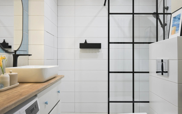 Квартира с бирюзовым настроением