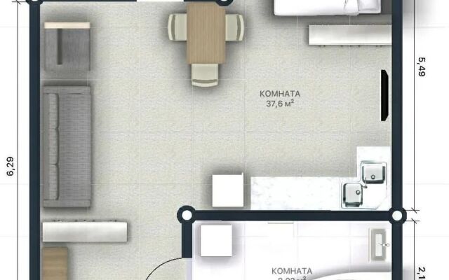 Квартира 50 лет Октября 57А корпус 1