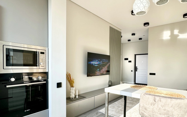 Апартаменты 149 Комфорт сити с двуспальной кроватью, диваном и красивым видом