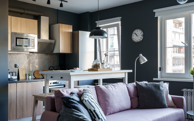 Апартаменты Nalichnaya 40k4 Scandi by Fanoteli