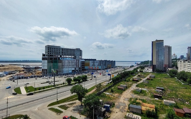 Квартира студия с видом на Амур и город