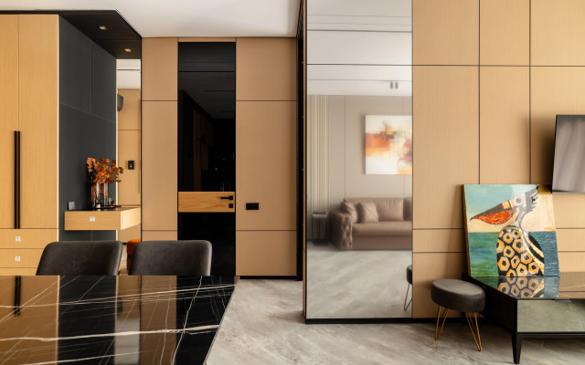 Апартаменты двухкомнатные Sunset Flatport рядом с Москва-Сити