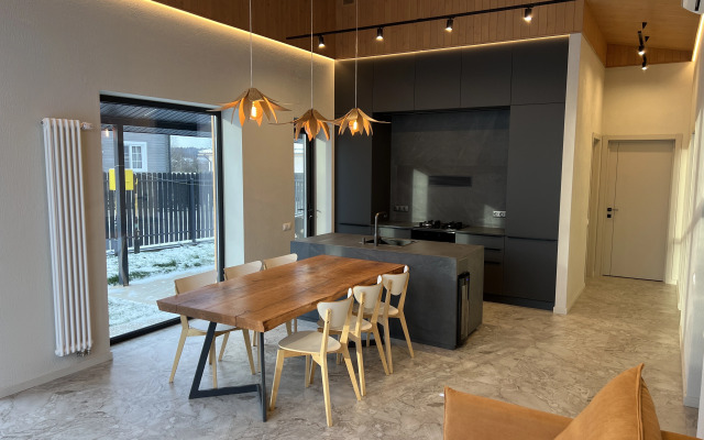 Частный дом Новейший в скандинавском стиле с баней