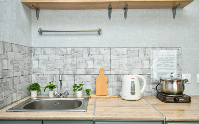 Квартира Просторная студия с красивым новым ремонтом