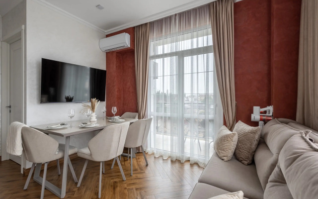 Апартаменты Red Apartments Арт Лайт Лерой