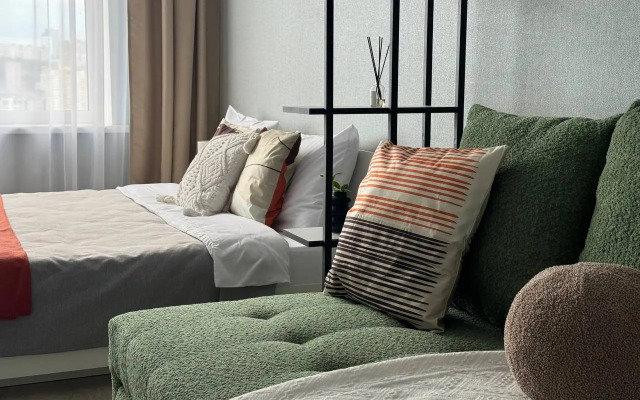 Квартира Стильная Cтудия с Видом на Золотой Мост