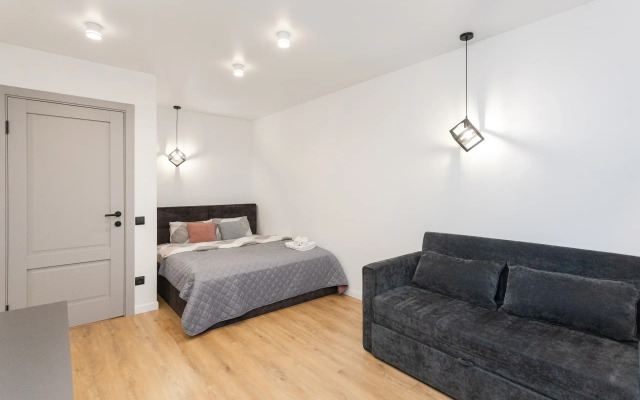 Квартира уютная трехкомнатная с двумя балконами рядом с островом Канта