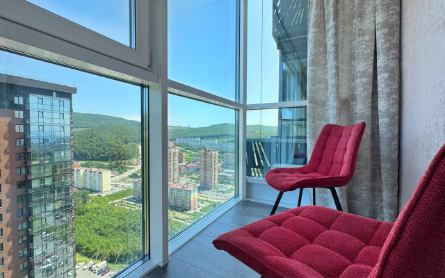 Uyutnaya Odnokomnatnaya s Panoramnym Balkonom Flat