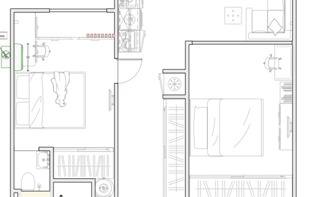 Квартира Видовая трешка на море