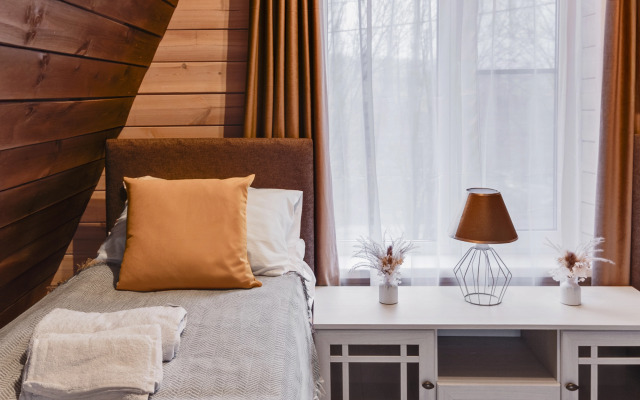 Частный дом С баней и террасой