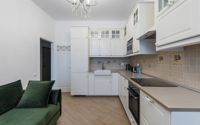 Flat Inn s vidom na Moskva-Siti na Shelepikhinskoy naberezhnoy Apartments