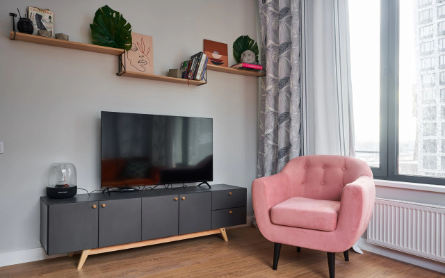 Квартира с двумя спальнями Новоданиловская 8