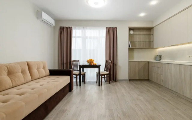 Studiya S Panoramnym Zastekleniem Dlya 3 Gostey Apartment